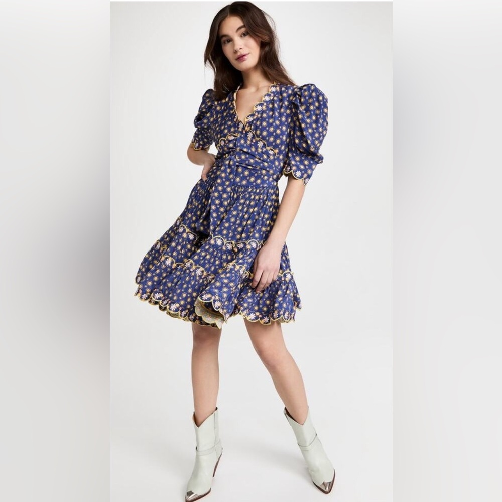 CELIA B Andromeda Sun Print Mini Dress - S